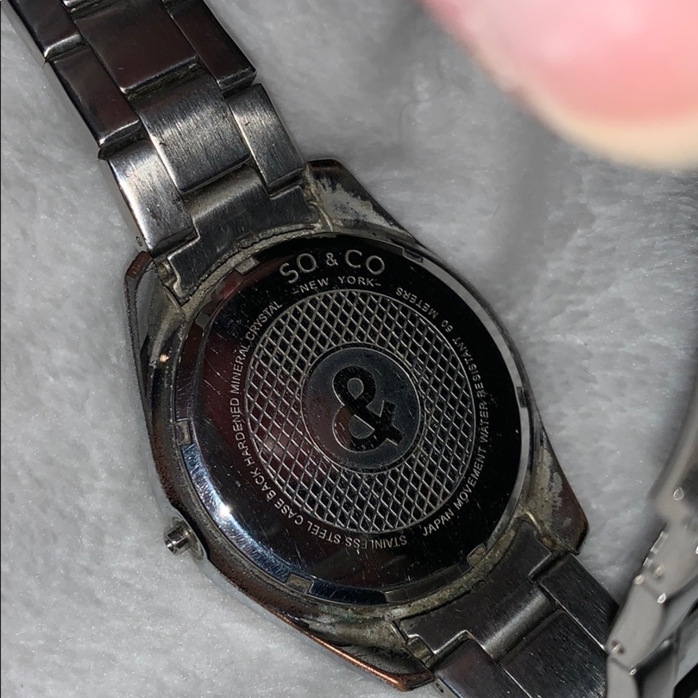 SO & CO New York Water Resistant Men’s Watch - Picture 5 of 9